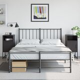  Noćni ormarići 2 kom crni 36x39x78 cm čelični | shoptok.hr