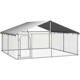  Vanjski kavez za pse s krovom 300 x 300 x 150 cm Cijene