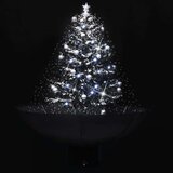 vidaXL Božićno drvce koje sniježi sa stalkom crno 75 cm PVC | shoptok.hr