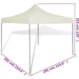  Krem sklopivi šator 3 x 3 m | shoptok.hr