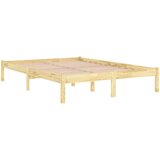  Okvir za krevet od masivnog drva 120 x 190 cm mali bračni | shoptok.hr