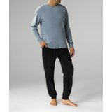 Atlantic Men's pajamas - light blue/black | Shoptok.si