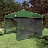  Set Kamp Šatora s krovom 2 pcs Zelena Tafta i Tkanina | shoptok.hr