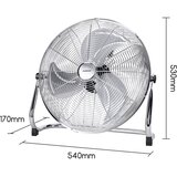 Aigostar Podni ventilator 100W/230V hrom | Eponuda.com