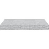  Plutajuća zidna polica siva boja betona 40 x 23 x 3,8 cm MDF | shoptok.hr