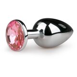 EasyToys - Anal Collection Kovinski analni čep No. 1, srebrn/roza Cene