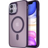 AVIZAR Ohišje MagSafe za iPhone 11 Hrbtna podloga Frosted Obris, Vijolična, (5000011310) | Shoptok.si