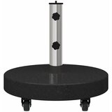  Baza za suncobran 30kg Crna Granite i nerđajući čelik Kružni | shoptok.hr