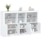  Komoda s LED svjetlima bijela 162 x 37 x 100 cm Cijene