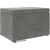  Stolica Tamno siva 61 x 41 x 40 cm Svileni i Fino Radeći Drvo | shoptok.hr
