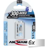 1x6 maxE NiMH bat. 300 9V-Block 270 mAh 5035453