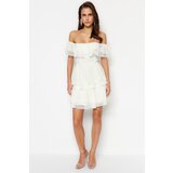 Trendyol Dress - Ecru - Skater Cijene
