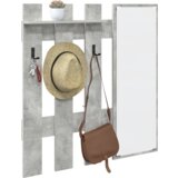  Vješalica za kapute na zidu Betonska siva 100 x 10 x 100 cm | shoptok.hr