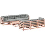 8-dijelni set vrtnih sofa s jastucima masivno drvo duglazije | Eponuda.com
