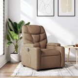 Maison Chic Naslanjač - Relax naslanjač iz rjavega blaga, (22061360) | Shoptok.si