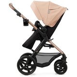 Kinderkraft Voziček Moov 2 3v1 MINK PRO, peščeno bež breskev | Shoptok.si