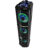 Auna clubmaster, triplebeat, party station, maks. 250 w, subwoofer 3 x 10 &quot;, usb, bt, aux, cene