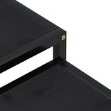vidaXL čajna mizica 2 kosa mdf črne barve | Shoptok.si