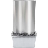  Vrtna fontana srebrna 60,2x37x122,1 cm od nehrđajućeg čelika | shoptok.hr