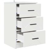vidaXL Noćni ormar s ladicama Visoko sjajno bijela 38 x 38 x 66 cm | shoptok.hr