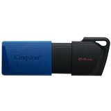 Kingston data traveler exodia 64gb 3.2 dtxm plava usb flash memorija( fm816 ) Cene