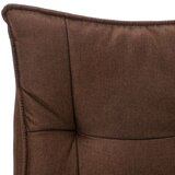 vidaXL masažni pisarniški stol rjavo blago | Shoptok.si