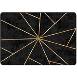  Perivi tepih crno-zlatni 120 x 180 cm | shoptok.hr