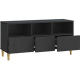 TV omarica s predalom Črna 102 x 34,5 x 50 cm Inženirski les, (5000238888) | Shoptok.si