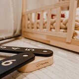 MeowBaby Crna senzorna staza od borovine 10x408x5 cm Montessori - | shoptok.hr