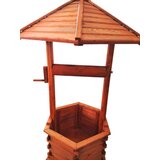  Drveni bunar za vrt - dekoracija 150 cm | shoptok.hr