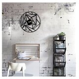 WALLXPERT Zidni sat Perspektiva, 50 x 50 cm, Crni | Eponuda.ba