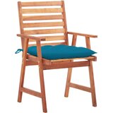  Vrtne blagovaonske stolice s jastucima 2 kom od bagremovog drva | shoptok.hr