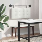  Držeće uzglavlje Zidne Bijeli 100 x 55 x 5 cm Lažna koža - Bijeli 90 cm bez LED | shoptok.hr