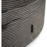 SLOWDOWN Črna otroška vreča za sedenje iz rebrastega žameta Roll 80 – | Shoptok.si