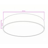 Brilagi Plafonsko svetlo POOL 5xE27/15W/230V pr. 60 cm IP54 crno Slike