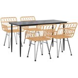  5-dijelni vrtni blagovaonski set od poliratana | shoptok.hr