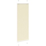 vidaXL Plisirana žaluzija krem 40x100 cm Širina tkanine 39,4 cm | Shoptok.si