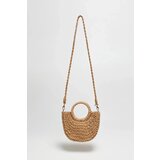 Marisse Beige Woven Bag With Round Handle Cijene