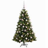  Umjetno božićno drvce s kuglicom 120 cm 150 LED lampica | shoptok.hr