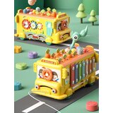 Woopie dječji interaktivni Montessori obrazovni autobus 6u1 čekić činele +18 m | shoptok.hr