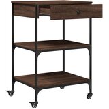  Kuhinjska kolica boja hrasta 60x48x89,5 cm konstruirano drvo | shoptok.hr