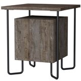 Hanah home acres Nightstand Dark Coffee Komoda, Siva | ePonuda.com