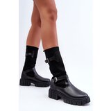 Boto Women's Ankle Boots with Sock Black Abroze | ePonuda.com