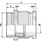  Kabelska uvodnica PG11 mesing prirodne boje LappKabel SKINDICHT SVRN PG 11010 50 kom. Cijene