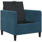 SOFA s pohranom Plava 72 x 78 x 87 cm Poliester | Shoptok.si