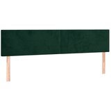 LED uzglavlje tamnozeleno 200x5x78/88 cm baršunasto | Eponuda.ba