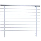 Metalna ograda Secura pro side bijela 1,5 m