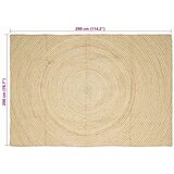  Tepih Prirodna i bijela 200 x 290 cm Juta | shoptok.hr