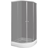 AQUAART tuš kabina gray 90R polkrožna 90 cm x 90 cm x 205 cm Cene