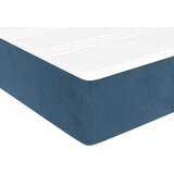  S oprugama i madracem tamnoplavi 200x200 cm baršunasti | shoptok.hr